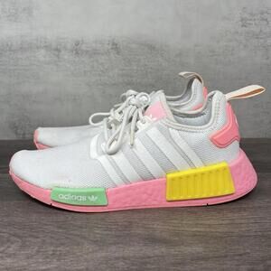 Adidas NMD Shoes Kids Size 6 White Pink Running Sneaker HP7882